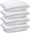 Higoom Standard Size Bed Pillows for Sleeping 4 Pack