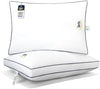 Serta Hotel Collection Bed Pillows Queen/Standard Size Set of 2, 400 Thread Count 100% Cotton Cover