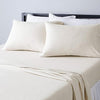Amazon Basics 4-Piece Soft, Breathable 100% Cotton Jersey Knit Bed Sheet Set