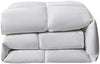 Serta Goose Feather Down Fiber Cotton Comforter Queen Size - 100% Cotton Duvet Insert