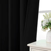 CUCRAF Black Blackout Curtains 84 inch Length 2 Panels Set
