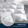 Serta Goose Feather Down Fiber Cotton Comforter Queen Size - 100% Cotton Duvet Insert