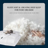 Serta Goose Feather Down Fiber Cotton Comforter Queen Size - 100% Cotton Duvet Insert