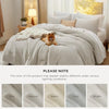Bedsure Queen Comforter Set, Beige Soft Prewashed Bedding for All Seasons, 3 Pieces GentleSoft™ Bed Set