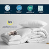 Serta Goose Feather Down Fiber Cotton Comforter Queen Size - 100% Cotton Duvet Insert