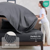 7 Pieces Queen Comforter Set, All Season Reversible Bed in a Bag