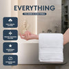 Luxury White Hand Towels - Soft 100% Turkish Cotton