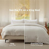 Bedsure Queen Comforter Set, Beige Soft Prewashed Bedding for All Seasons, 3 Pieces GentleSoft™ Bed Set