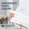 Luxury White Hand Towels - Soft 100% Turkish Cotton