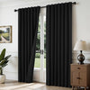 Joydeco Blackout Curtains for Bedroom, Black out curtains 96 inch long 2 Panels