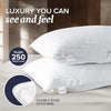 Beckham Hotel Collection Bed Pillows King Size Set of 2
