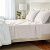 Amazon Basics 4-Piece Soft, Breathable 100% Cotton Jersey Knit Bed Sheet Set