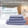 Hotel Sheets Direct 4 Piece Bed Sheet Set Full Size, 100% Viscose Derived from Bamboo Sheets Set with 2 Pillowcases