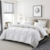 Serta Goose Feather Down Fiber Cotton Comforter Queen Size - 100% Cotton Duvet Insert