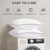 JOLLYVOGUE Pillows Queen Size Set of 2, Soft Supportive Bed Pillows with Super Soft Down Alternative Fill