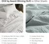 DOZ Sheet Set, 100% Viscose derived from Bamboo, Organically Grown, Buttery Soft, Cooling Sheets