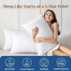 JOLLYVOGUE Pillows Queen Size Set of 2, Soft Supportive Bed Pillows with Super Soft Down Alternative Fill