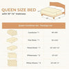 Sasttie Queen Comforter Set, 7-Piece Bed in a Bag, Pintuck Bedding Sets for All Season, Includes Comforter