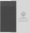 American Soft Linen Luxury 4 Piece Bath Towel Set, 600 GSM 100% Cotton Turkish Bath Towels for Bathroom, 27x54 in Large Bathroom Shower Towels, Dark Gray : Home &amp; Kitchen