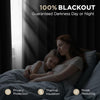 Joydeco Blackout Curtains for Bedroom, Black out curtains 96 inch long 2 Panels