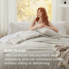 Bedsure Queen Comforter Set, Beige Soft Prewashed Bedding for All Seasons, 3 Pieces GentleSoft™ Bed Set
