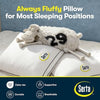 Serta Hotel Collection Bed Pillows Queen/Standard Size Set of 2, 400 Thread Count 100% Cotton Cover