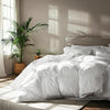 Serta Goose Feather Down Fiber Cotton Comforter Queen Size - 100% Cotton Duvet Insert