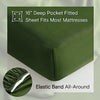 DOZ Sheet Set, 100% Viscose derived from Bamboo, Organically Grown, Buttery Soft, Cooling Sheets