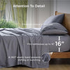 Bedsure Queen Sheet Set, Cooling Sheets for Queen Size Bed Set