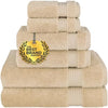 Cotton Paradise 6 Piece Towel Set, 100% Cotton Soft Absorbent Turkish Towels for Bathroom