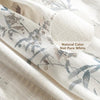 HOME Sheer Curtains 84 inches Long 2 Panels for Living Room Window Farmhouse Flax Linen Curtains