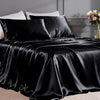 FreshCulture Satin Sheets Full Size - 4 Piece Luxury Soft Silky Full Size Bed Sheets