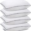 Higoom Standard Size Bed Pillows for Sleeping 4 Pack