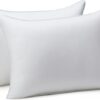 Amazon Basics Down Alternative Pillows for Stomach and Back Sleepers, Soft Density, Standard Size 26