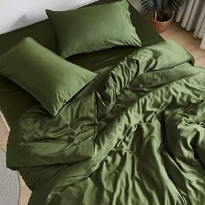 DOZ Sheet Set, 100% Viscose derived from Bamboo, Organically Grown, Buttery Soft, Cooling Sheets