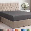 Full Fitted Bed Sheet - Bottom Single Fitted Sheet Only - Ultra-Soft Hotel Luxury Bedding w/ 8-16 Inch Deep Pockets