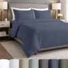 California Design Den King Sheet Set - Certified 100% Egyptian Cotton Percale Sheets King with Deep Pockets
